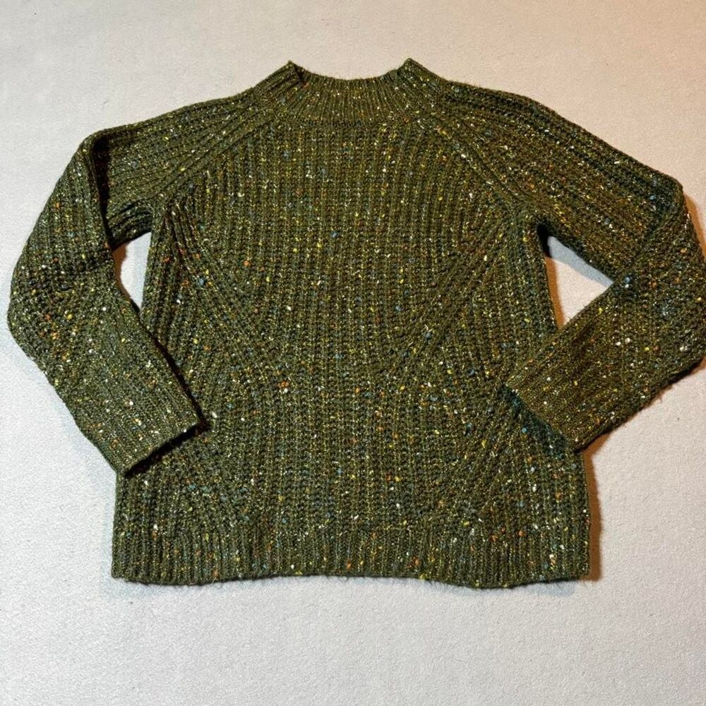Talbots Women's Green and Khaki Jumper